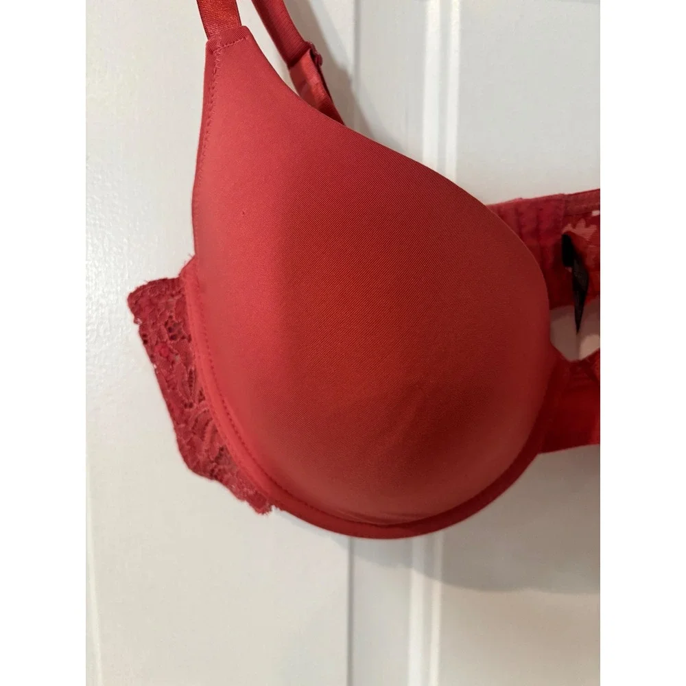 XOXO Lace Trim Padded T-Shirt Bra Adjustable Straps‎ P835-16 40C